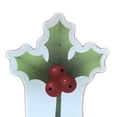 thumbnail image 3 of 10pc Christmas Red Wine Glass Paper Cards Cake Cup Desk Wall Window Hoilday Decorations Party Decors, 3 of 3