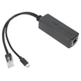 thumbnail image 4 of Divisor Micro USB PoE de 48 V a 5 V, Adaptador de Cable Divisor de Alimentación a Través de Ethernet, 4 of 9
