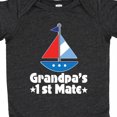 thumbnail image 4 of Inktastic Grandpas First Mate Nautical Sailboat Boys Baby Bodysuit, 4 of 5