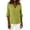 Green, variant on V Neck T Shirts for Women Loose Fit Split Sleeve with Strap Detail Comfortable 3/4 Sleeve Tunic Style Casual Tops for Women White,M