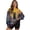 Multicolor-Cat Daisy, variant on HELLHERO Vintage Butterfly Flower Print Women Oversized Sweatshirt Casual Long Sleeve Pullover Tops Crewneck Sweater Size L