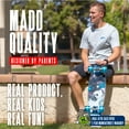 thumbnail image 3 of Madd Gear 28" Cruiser Skateboard for Kids, Teens & Adults – 8-Ply Maple Deck, 62 mm Wheels, 5" Aluminum Trucks – Assorted Designs Noche or Magma, 3 of 6