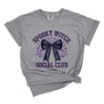 thumbnail image 3 of Coquette Spooky Witch Social Club - Women's Garment Dyed Graphic T-Shirt, 3 of 14