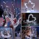 thumbnail image 4 of Fairy Lights HOBAYS, 12 unidades, 2,1 m, 20 LED, cable plateado, 4 of 7
