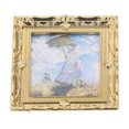thumbnail image 4 of 1:12 Miniaturas Arte Pintura Hecha a Mano Exquisito Marco Dorado Acrílico Casa de Muñecas Pintura Al óleo para Niñas Niños ANGGREK  Otros, 4 of 8