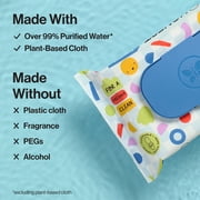 The Honest Company Little Flushables Plant-Based Wipes, 126 Count, Hypoallergenic, Safe to Flush
