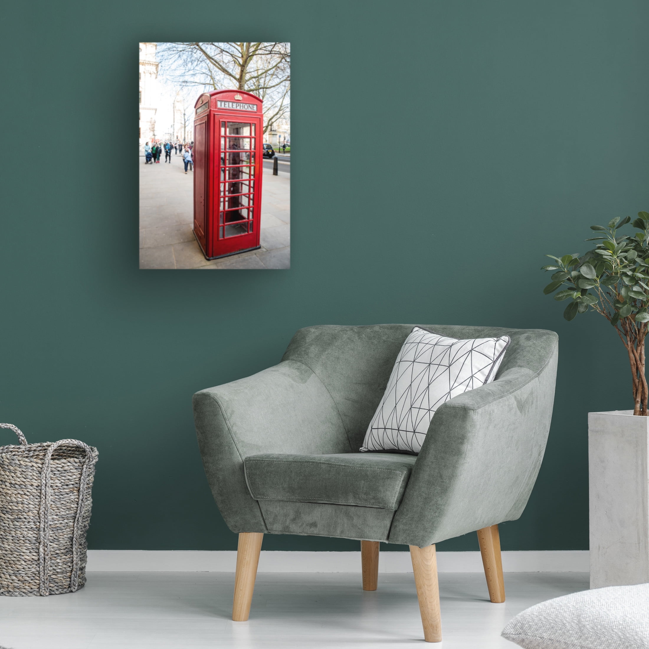 Canvas Wall Art - Allison Burton 'London2022' Wall Art for Living Room, Bedroom, or Office Décor by Trademark Fine Art - 22 x 32 Inches