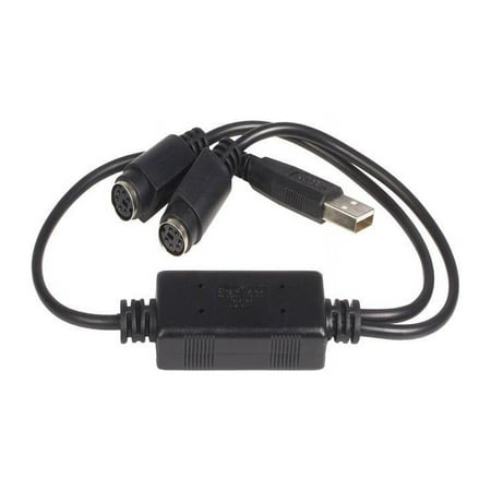 UPC: 0065030799614 | StarTech.com USBPS2PC USB to PS/2 Adapter – Keyboard and Mouse – Convert a PS/2 keyboard and mouse to a single USB interface
