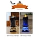thumbnail image 4 of Advancent Halloween Pumpkin Light Festival Party Birthday Glowing Flashing Home Cafe Candle Yard Porch Lamp Dining Decoration Kits de decoración para fiestas Numero 3 Advancent HA046054-03, 4 of 6
