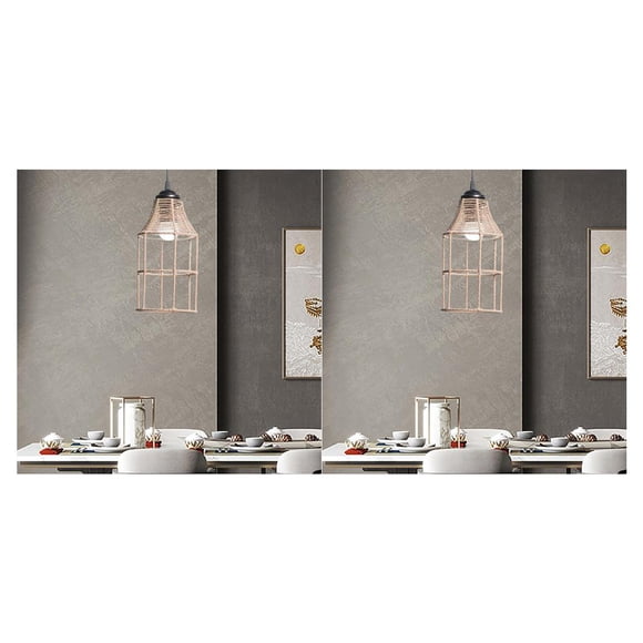 Cateissary Decoración de pantalla de lámpara colgante tejida para dormitorio, comedor, sala de estar Tipo 2 2piezas