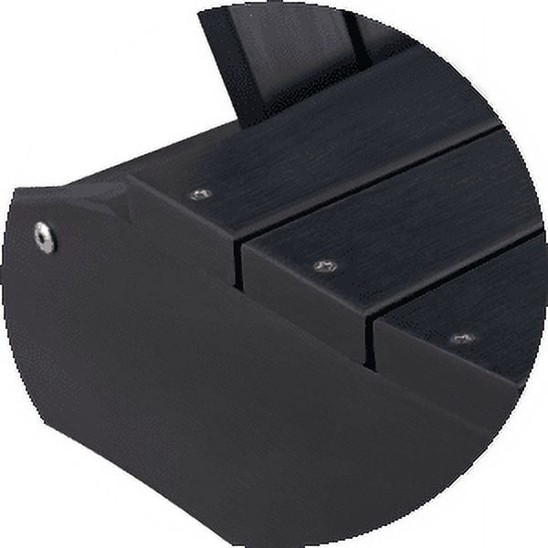 Adirondack Chair, Oversized Poly Lumber Fire Pit Chair with Cup Holder, 350Lbs Support Patio Chairs for Garden, Weather Resistant Outdoors Seating, Relaxing Gift for Father & Mother (Black)