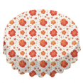 thumbnail image 2 of Pioneer Flower Floral Print Pattern Round Tablecloth 70"x70", Wrinkle Resistant Wipeable Table Cover for Kitchen Dining Room Picnic Patio and Party, 2 of 6