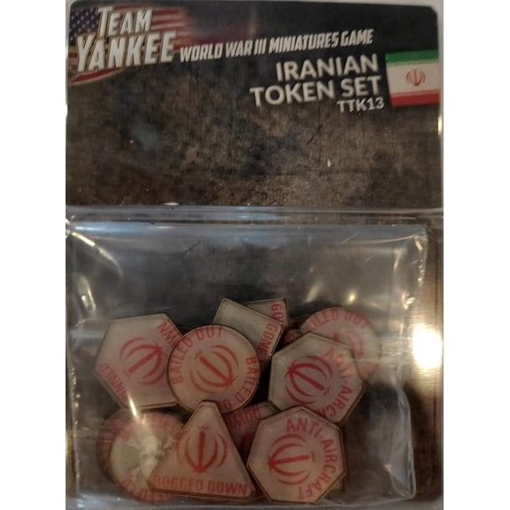 Team Yankee Oil Wars Iranian Token Set TTK13