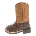 thumbnail image 3 of Old West Toddler's Faux Horn Back Print Boots, 3 of 5
