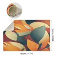thumbnail image 3 of Autumn Leaves Harmony Coffee Machine Mat Kitchen Dish Drying Matst Absorbent Water 11.8''x17.7'', 3 of 6