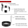 thumbnail image 3 of Egg Ring Silicone for Fried Eggs 4 Pack Non Stick Fried Perfect Fried Egg Mold or Pancake Rings, Egg Cooking Rings for Stunning Breakfasts … (2 Pack+2 Pack), 3 of 7