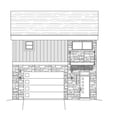 thumbnail image 2 of 763-75: Modern Garage apartment 1 Bed, 1 Bath Luxury Home Plan, 825 Sq Ft: Full Blueprints with License to Build by Home Plan Marketplace - Lesuto, 2 of 14