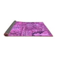 thumbnail image 2 of Ahgly Company Indoor Rectangle Patchwork Purple Transitional Area Rugs, 2' x 4', 2 of 4