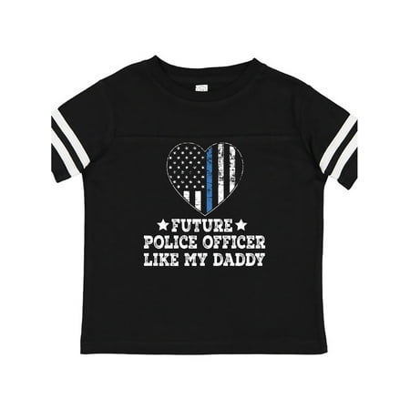 

Inktastic Future Police Officer Like Daddy Gift Toddler Boy or Toddler Girl T-Shirt