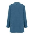 thumbnail image 4 of Sevevn Cardigan Sweaters for Women Womens CardiganTops LightWeight Long Sleeve Open Front Corduroy Solid Color Cardigan With Pockets Casual Comfy Outwear Family Gifts Blue XL, 4 of 6