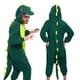 thumbnail image 1 of Dinosaurio en forma de franela Halloween Cosplay mono mujeres hombres sudaderas con capucha pijamas, 1 of 9