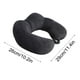 thumbnail image 3 of Almohada cervical de viaje en forma de U con diseño de joroba | Tejido elástico, suave y transpirable | Relleno de microperlas para mayor soporte | Compacta para viajes en avión, coche y para, 3 of 3
