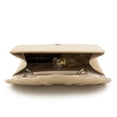 thumbnail image 6 of Milisente Women Evening Bag Suede Pleated Clutch Purse For Female With Shoulder Chain (Beige), 6 of 7