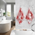 thumbnail image 7 of SKYSONIC Valentine's Day Cotton Hand Towels Set of 2 Absorbent Bath Towel Decorative Fingertip Towels for Bathroom Gym Spa Hotel Beach,16 x 28 inch, 7 of 7