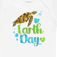 thumbnail image 4 of Inktastic Earth Day Sea Turtle and Hearts Boys or Girls Baby Bodysuit, 4 of 5