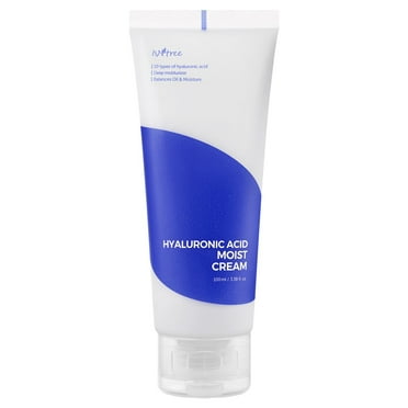 Isntree Hyaluronic Acid Moist Cream Face Moisturizer, 3.38 fl oz / 100ml