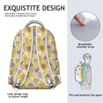 thumbnail image 5 of "Wildflower and Sunflower Backpack for College - Cute Floral Print School Bag with Laptop Sleeve, Water-Resistant Bookbag with Multiple Compartments for Organization", 5 of 6