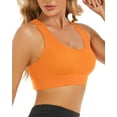 thumbnail image 4 of WANOSS Sports Bras for Women High Impact Sports Bra - Removable Padded Yoga Racerback Bra Workout Crop Tops, 4 of 19