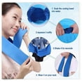 thumbnail image 2 of INTBUYING Rose Red Ice Cold Sports Gym Yoga Cooling Towel Enduring Chilly Pad Instant Outdoor 39*11, 2 of 8