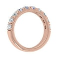 thumbnail image 2 of 1 Carat Diamond Wedding Band Ring in 14K Rose Gold (Ring Size 5), 2 of 5