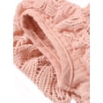 thumbnail image 4 of Seyurigaoka Baby Girls Dress, Solid Color Short Sleeves Square Neck One-piece, 4 of 7