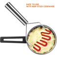 thumbnail image 2 of with Premium Silicone-Coated Stainless-Steel Design, Non-Scratch Cookware for Smooth Mashed Potatoes, Vegetables and ruits - Versatile Masher Hand Tool & Potato Smasher (Red), 2 of 7
