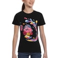 thumbnail image 4 of Kirby Teen T-Shirt Crewneck Short Sleeve Double-Sided Print Summer Tee Shirts Top For Youth Boys Girls Children Medium, 4 of 7