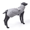 thumbnail image 4 of Pefilos New Style Winter Dog Jacket for Small Dogs Girl with Waterproof Warm Dog Coats for Large Dogs Polyester Filling Fabric Pet Jackets for Dogs, Gray 2XL, 4 of 12