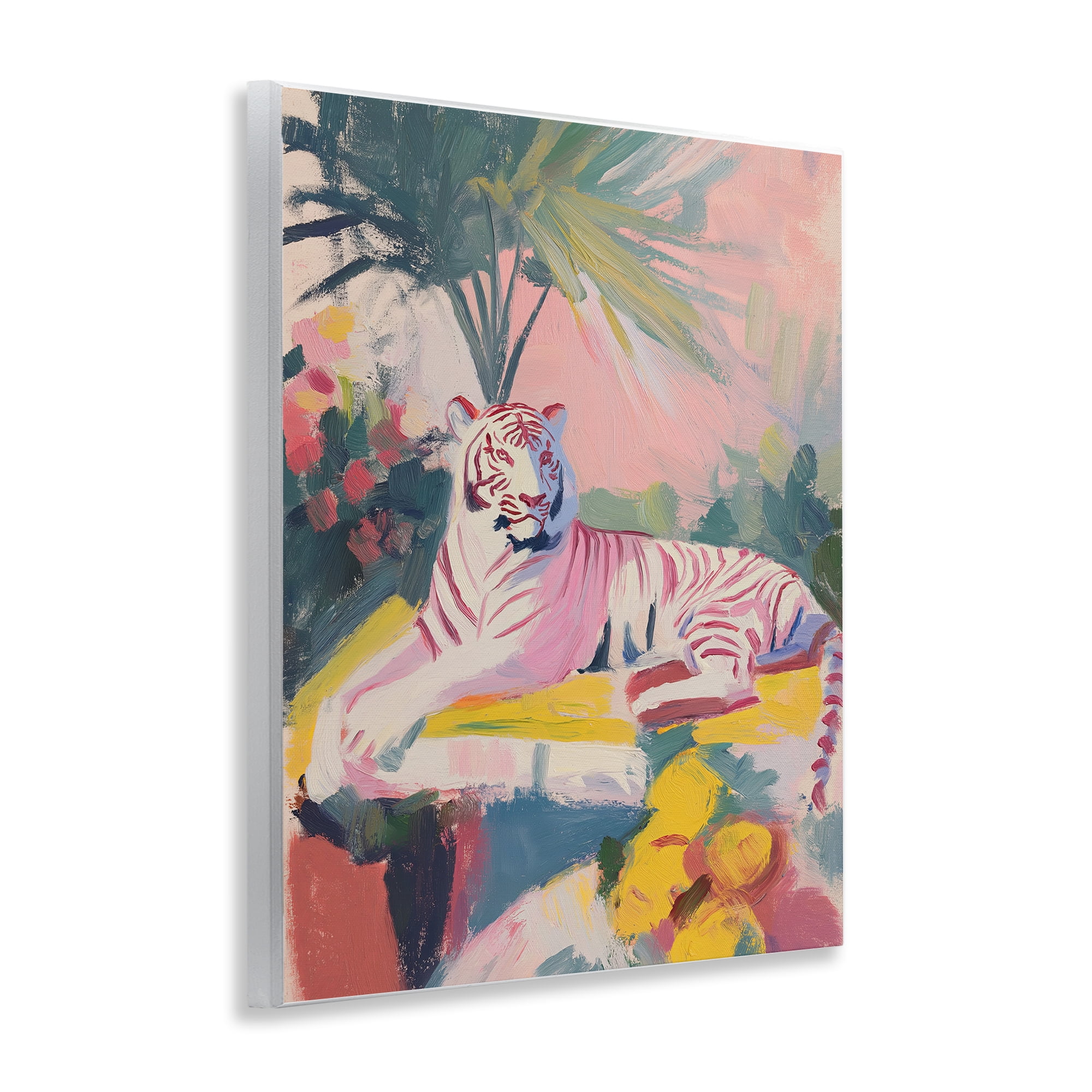 Stupell Industries In The Quiet Shade Tiger Wall Plaque Art, design by Svetlana Aleynikova