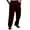 75#Wine, variant on Mens Casual Dress Pants Old Money Pleated Baggy Wide Leg Vintage Relaxed Fit Slacks Work Office TrousersNavy L