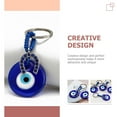 thumbnail image 3 of MasteelfCA 2 Pcs Creative Evil Eye Key Chain Fashion Bag Hanging Pendant Practical Key Ring, 3 of 8