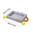 thumbnail image 3 of Cama para perros y cojín para gatos impermeable para toda temporada, con funda extraíble lavable, 30×40 cm, gris, adecuado para mascotas pequeñas, 3 of 8