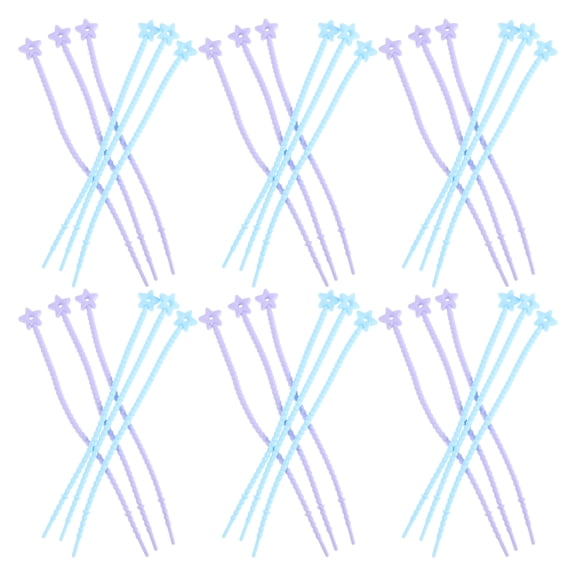 NICEXMAS 40Pcs Small Silicone Cable Organizer Straps Reusable Cord Ties for Data Charging Cables