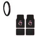 thumbnail image 1 of 4 Pc Carpet Floor Mats And Wheel Cover, 1 of 3