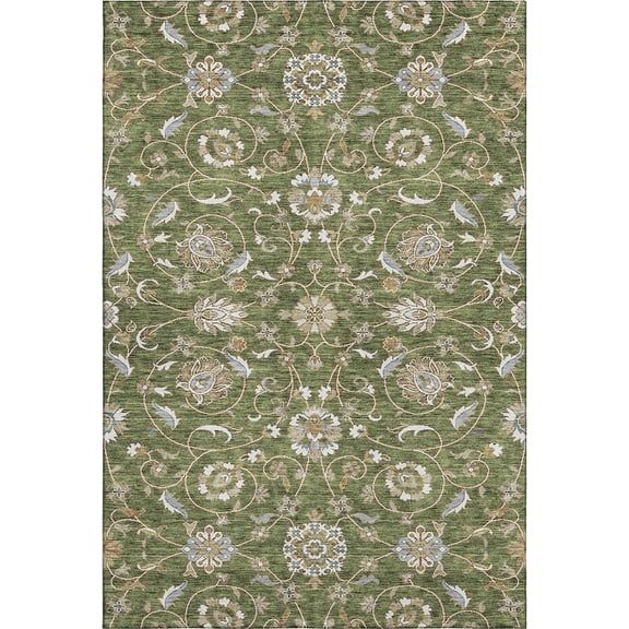 Dalyn Rugs Premium Machine Washable Mayfield AMF1149 Olive 9' x 12' Rug