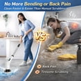 thumbnail image 3 of STARBIAO Electric Spin Scrubber with Adjustable Head, No Bending Bathroom Cleaner, Cordless Power Scrubber with Long Handle, 9 Brush Heads, 2 Speeds, Waterproof for Tub Tile Floor Shower, 3 of 11