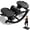 Black, variant on Complete Low Impact Side Stepper Set: Exercise Machine with Resistance Bands & Non-Slip Mat