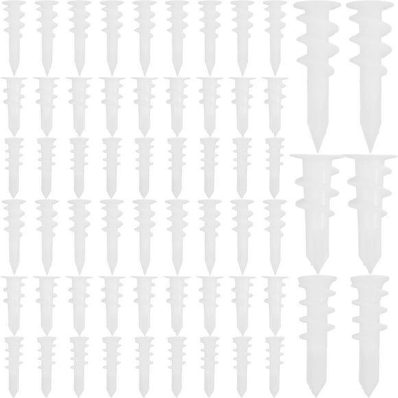 300Pcs Convenient Screw Anchors for Drywall Easy Installation Drywall Anchors Multi-Function Drywall Heavy Duty Anchors Plastic Drywall Anchors