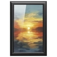 thumbnail image 1 of Cuadro Decorativo 89x59 cm Paisaje Papel Metálico Textura Brillante, 1 of 5