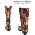 thumbnail image 5 of Urbalabs Western Cowboy Boot Horseshoe and Golden Deer Flower Vase Decorative Cowboy Boots Vases Home Office Rustic Decor Country Living Wedding Centerpiece (Horseshoe and Deer), 5 of 7
